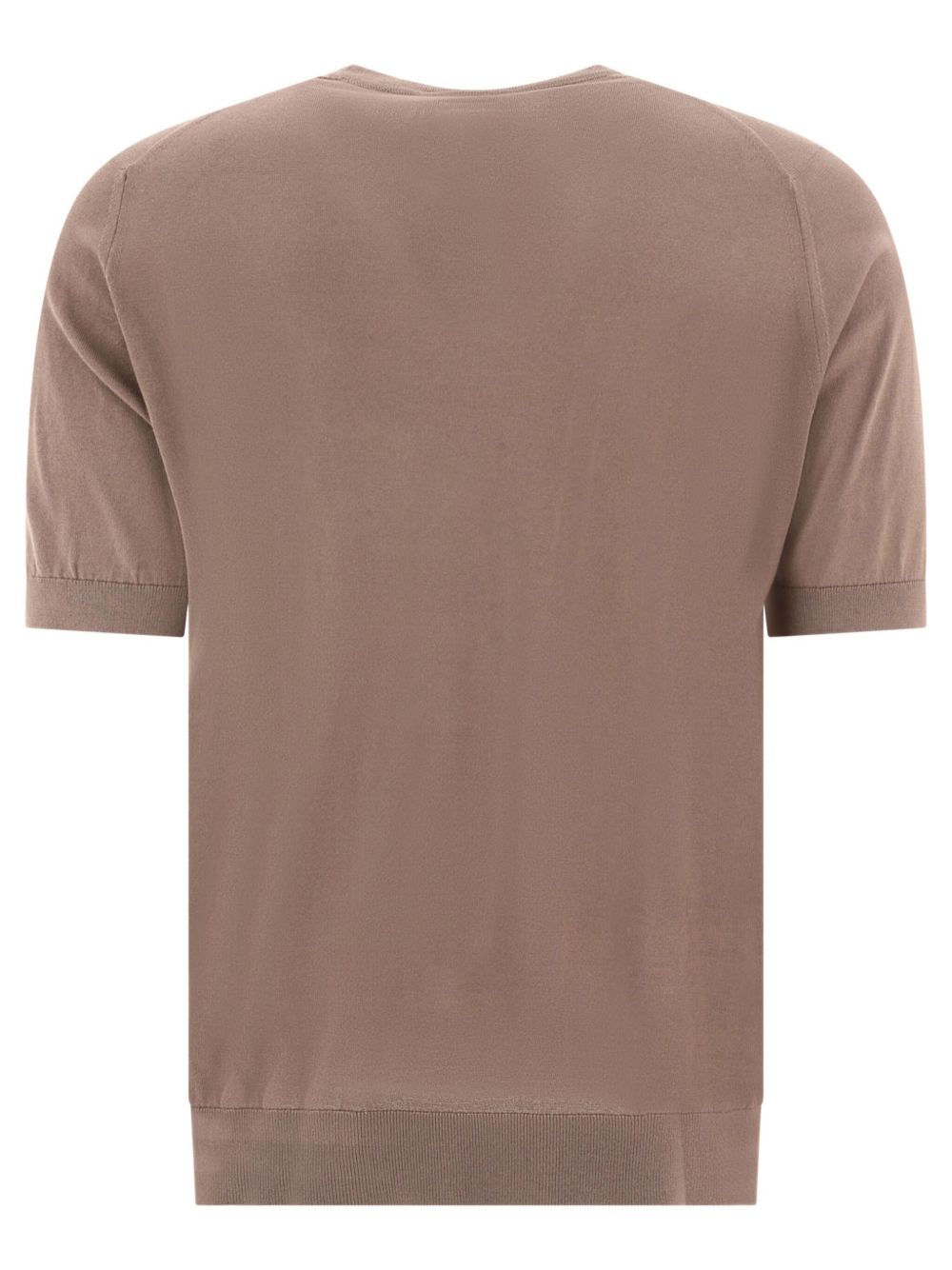 T-shirt in maglia kempton in beige John smedley - uomo 