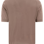 T-shirt in maglia kempton in beige John smedley - uomo 