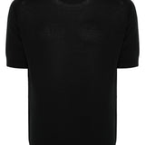 T-shirt Kempton in nero John smedley - uomo 