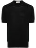 Men's John Smedley Black Kempton T-Shirt
