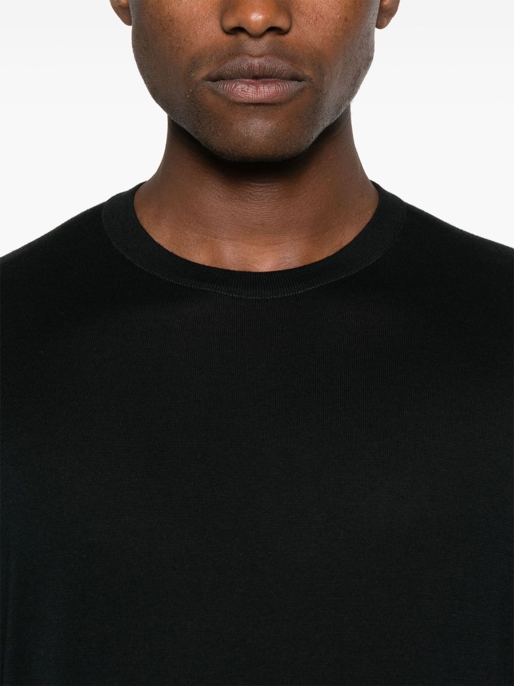 T-shirt Kempton in nero John smedley - uomo 