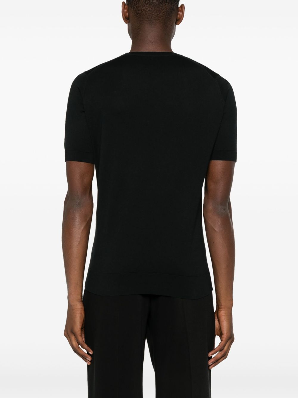 T-shirt Kempton in nero John smedley - uomo 