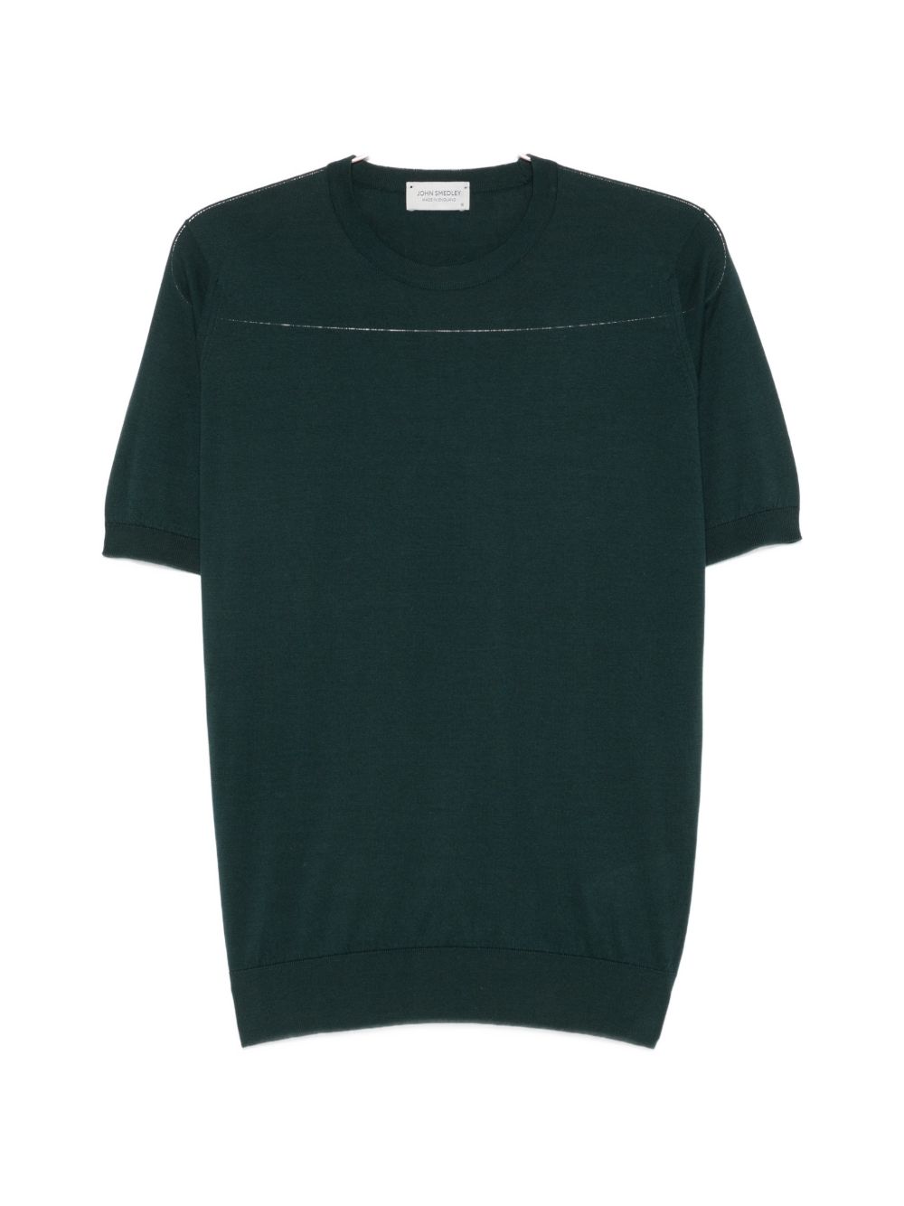 T-shirt Kempton in verde John smedley - uomo 