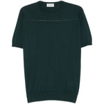 T-shirt Kempton in verde John smedley - uomo 