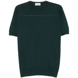 T-shirt Kempton in verde John smedley - uomo 