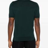 T-shirt Kempton in verde John smedley - uomo 