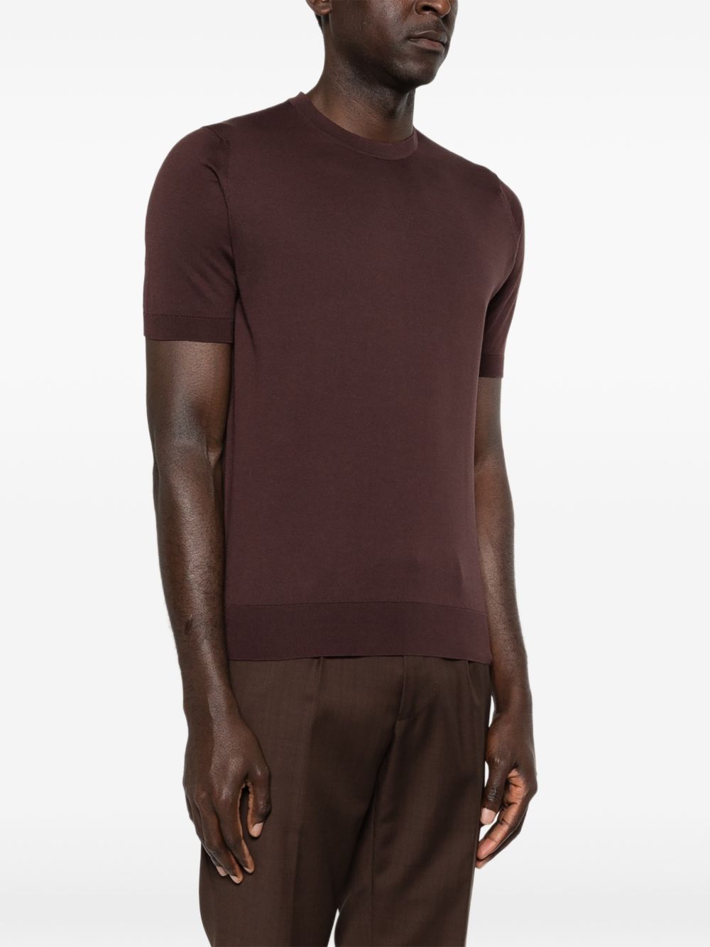 T-shirt Kempton in viola John smedley - uomo 
