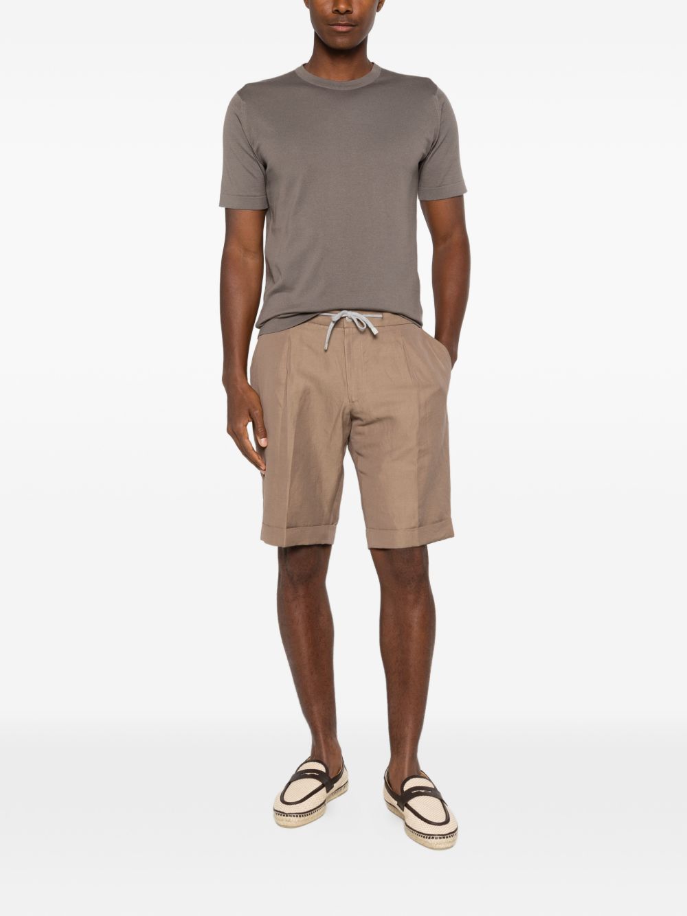 T-shirt Lorca in grigio John smedley - uomo 