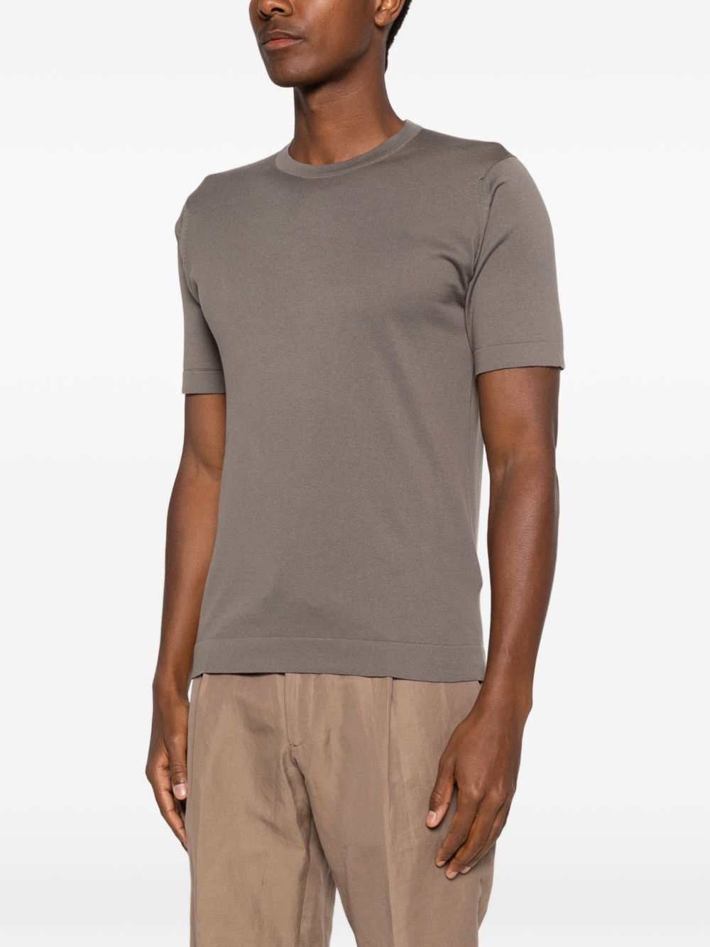T-shirt Lorca in grigio John smedley - uomo 