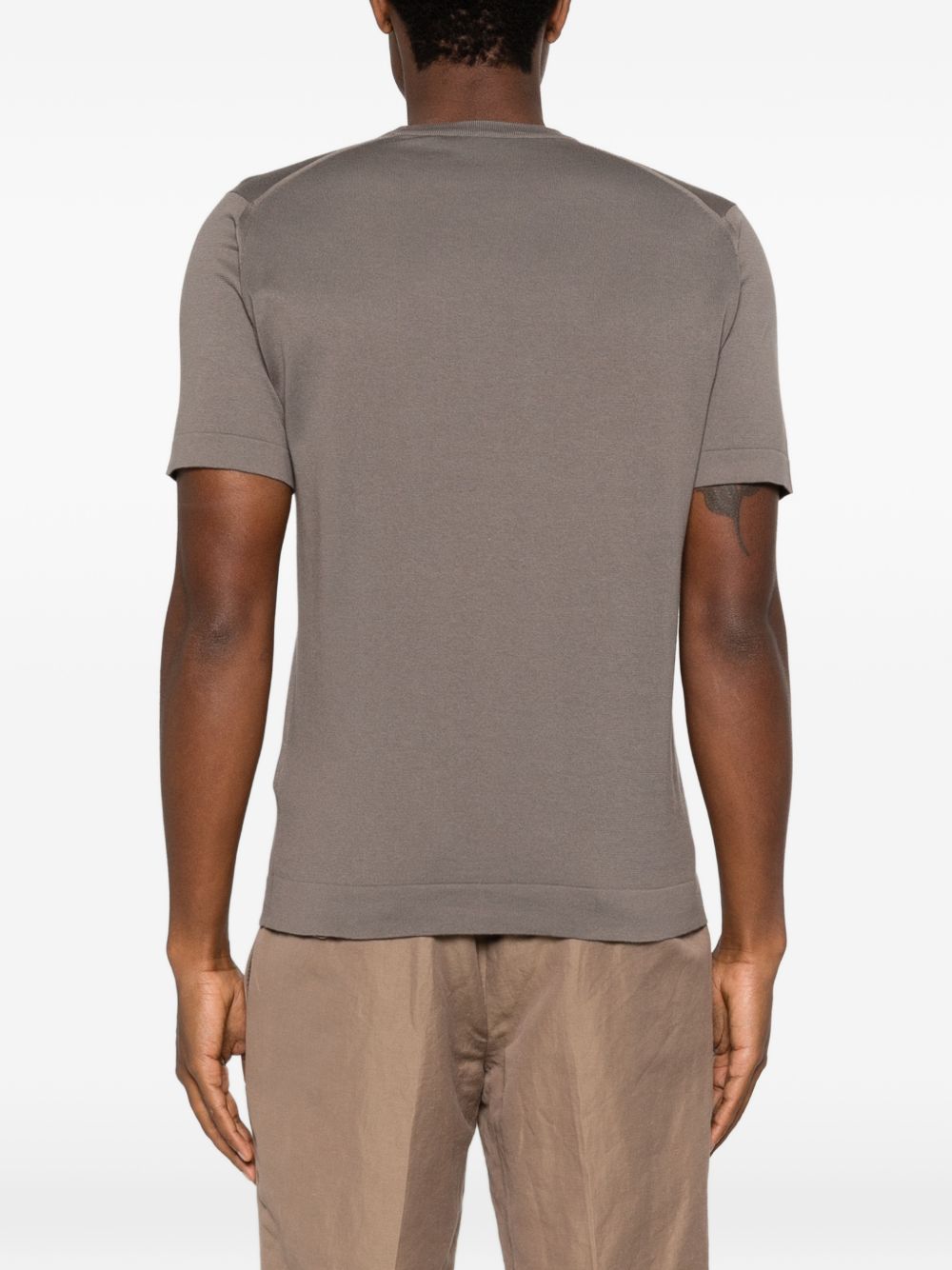 T-shirt Lorca in grigio John smedley - uomo 