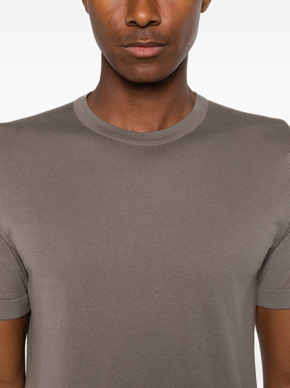 T-shirt Lorca in grigio John smedley - uomo 