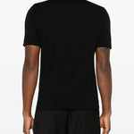 T-shirt girocollo in nero John smedley - uomo 