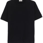 T-shirt girocollo in blu John smedley - uomo 