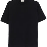 T-shirt girocollo in blu John smedley - uomo 
