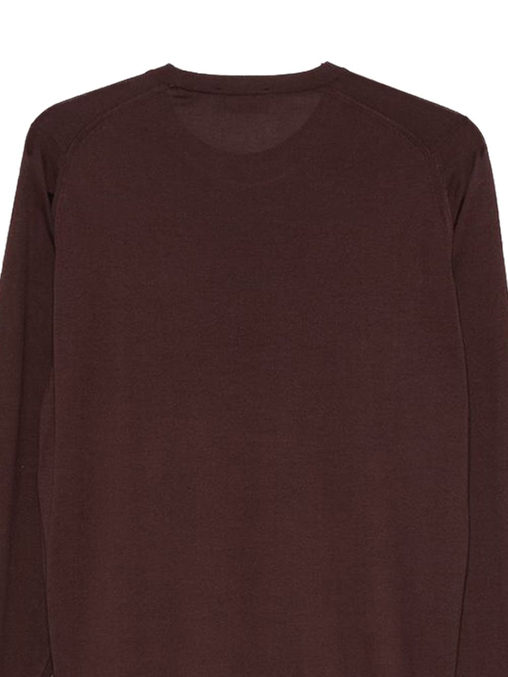 T-shirt a maniche lunghe rowland in marrone John smedley - uomo 