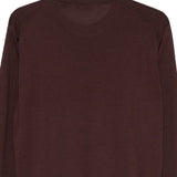 T-shirt a maniche lunghe rowland in marrone John smedley - uomo 