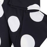 Blazer a pois in nero e bianco 