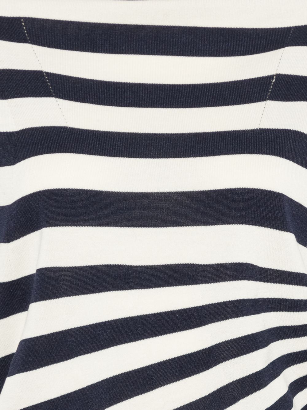 T-shirt a righe in bianco e blu Junya watanabe - donna 