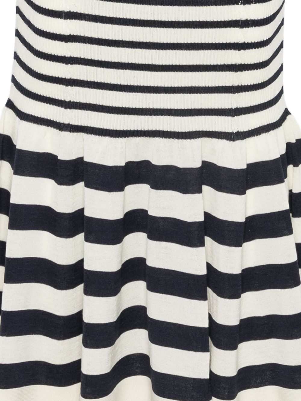 Gonna midi a righe in bianco e blu Junya watanabe - donna 