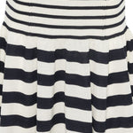 Gonna midi a righe in bianco e blu Junya watanabe - donna 