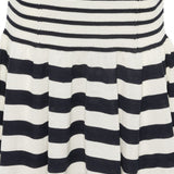 Gonna midi a righe in bianco e blu Junya watanabe - donna 