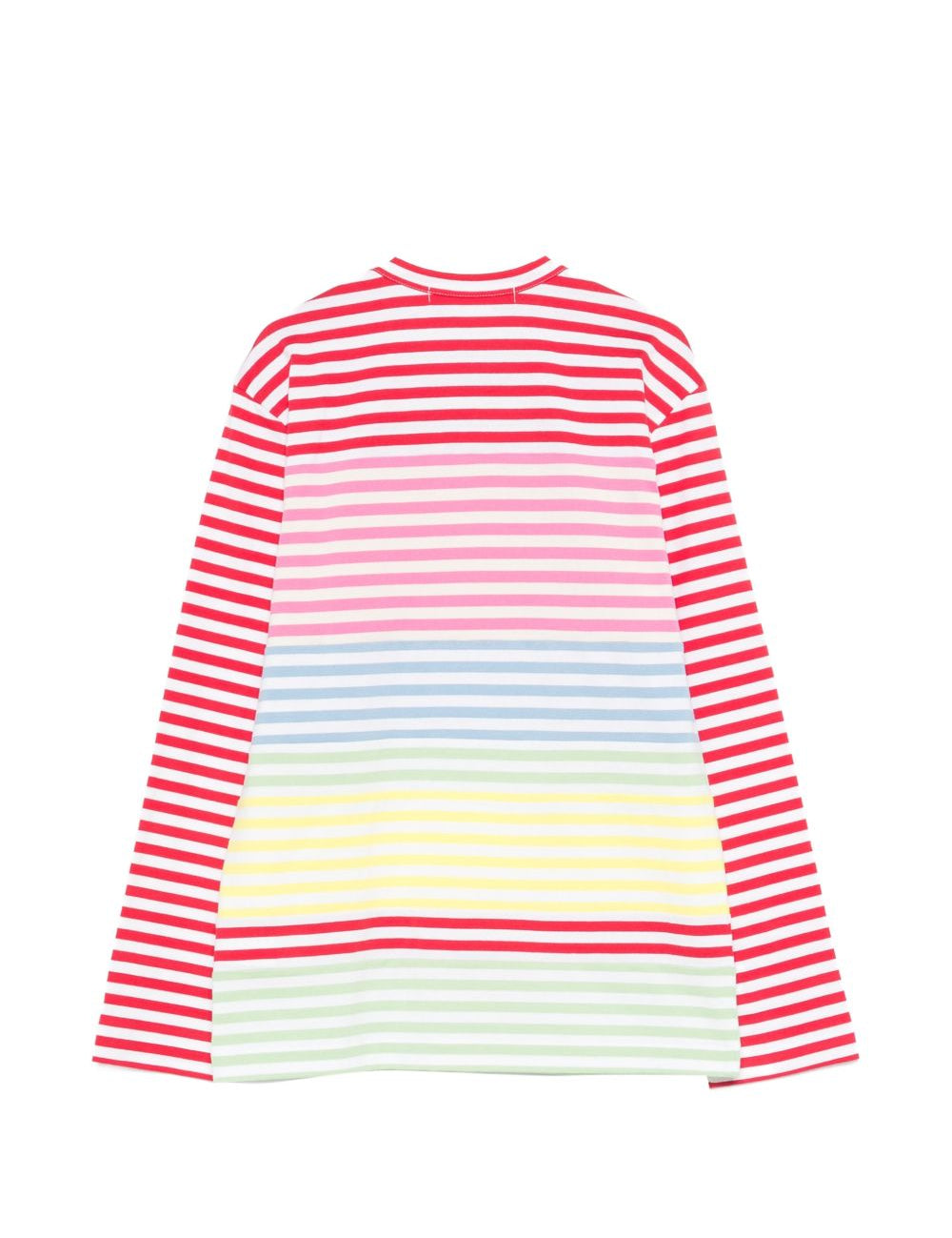 T-shirt a righe a maniche lunghe multicolore Junya watanabe - donna 