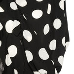 Abito lungo stampa pois in bianco e nero Junya Watanabe - donna 