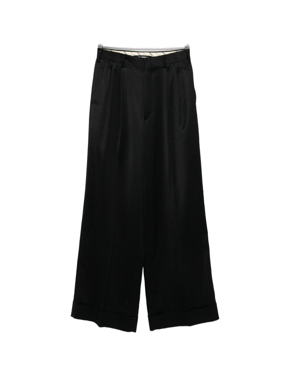 Pantaloni con risvolto in nero Junya watanabe - donna 