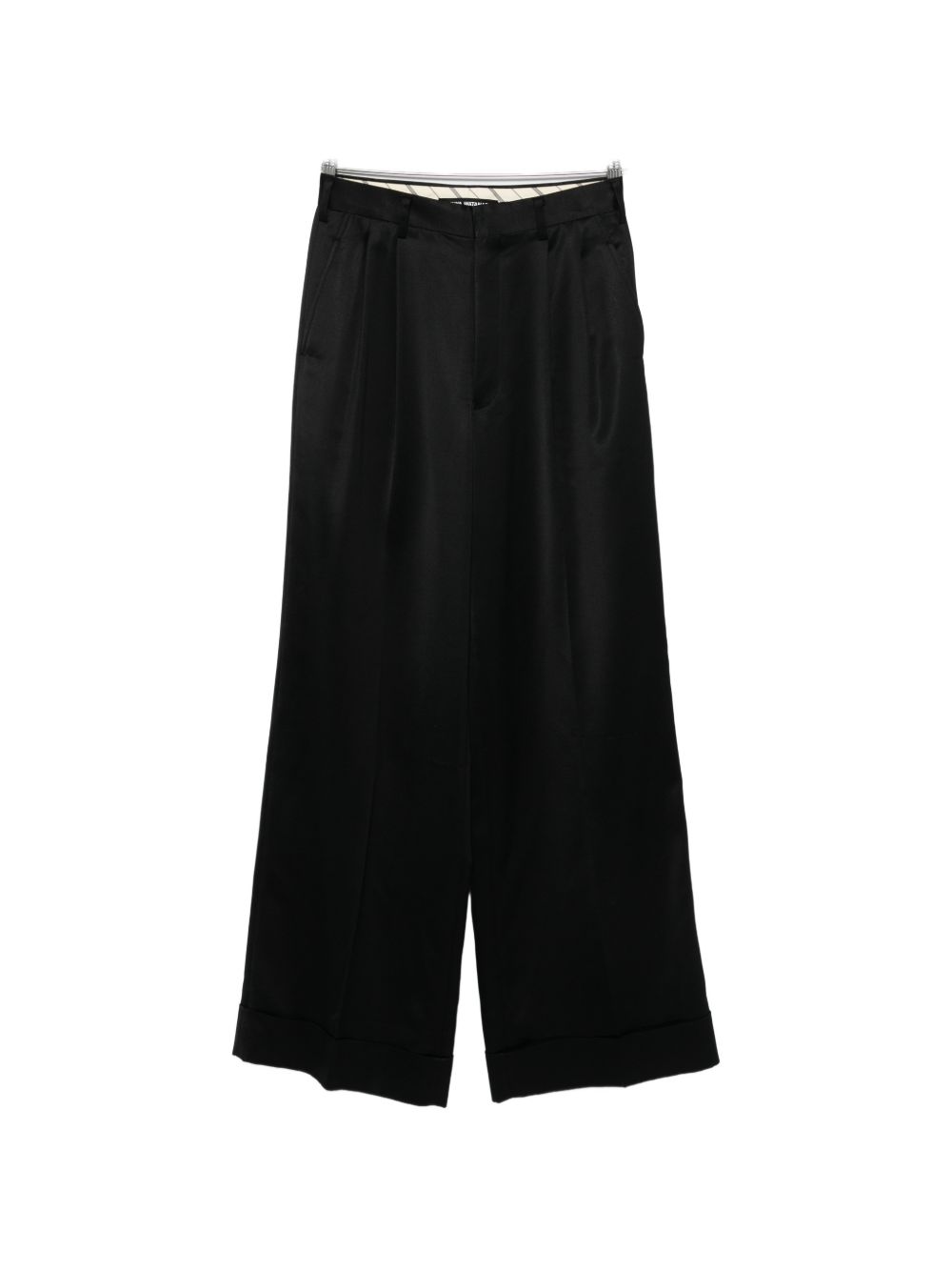 Pantaloni con risvolto in nero Junya watanabe - donna 