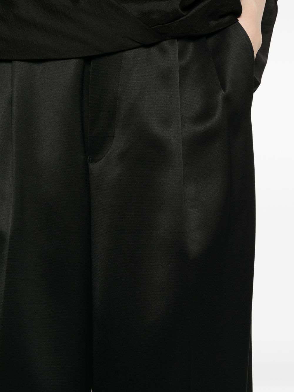 Pantaloni con risvolto in nero Junya watanabe - donna 