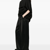 Pantaloni con risvolto in nero Junya watanabe - donna 