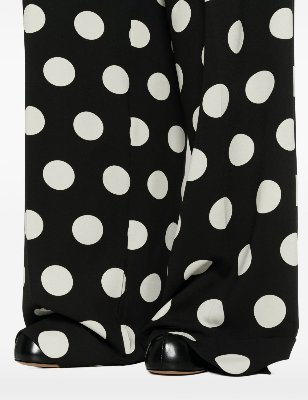 Pantaloni a pois in nero Junya watanabe - donna 