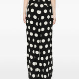Pantaloni a pois in nero Junya watanabe - donna 