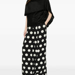 Pantaloni a pois in nero Junya watanabe - donna 
