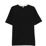 T-shirt con perle finte in nero Junya watanabe - donna 