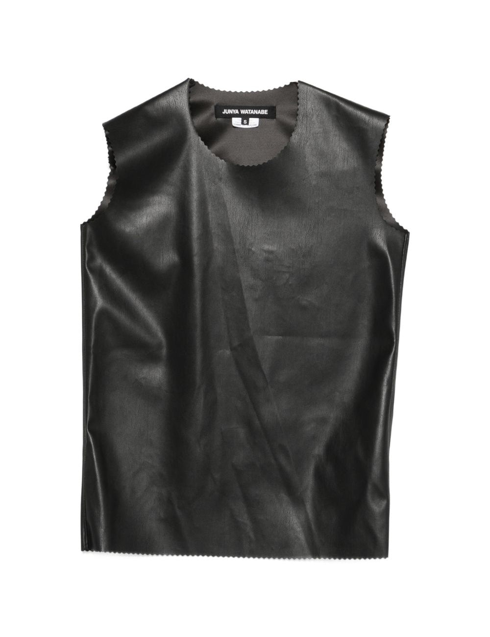 Top in eco-pelle  in nero Junya watanabe - donna 