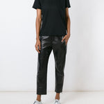 T-shirt a maniche corte in nero Junya watanabe - donna 