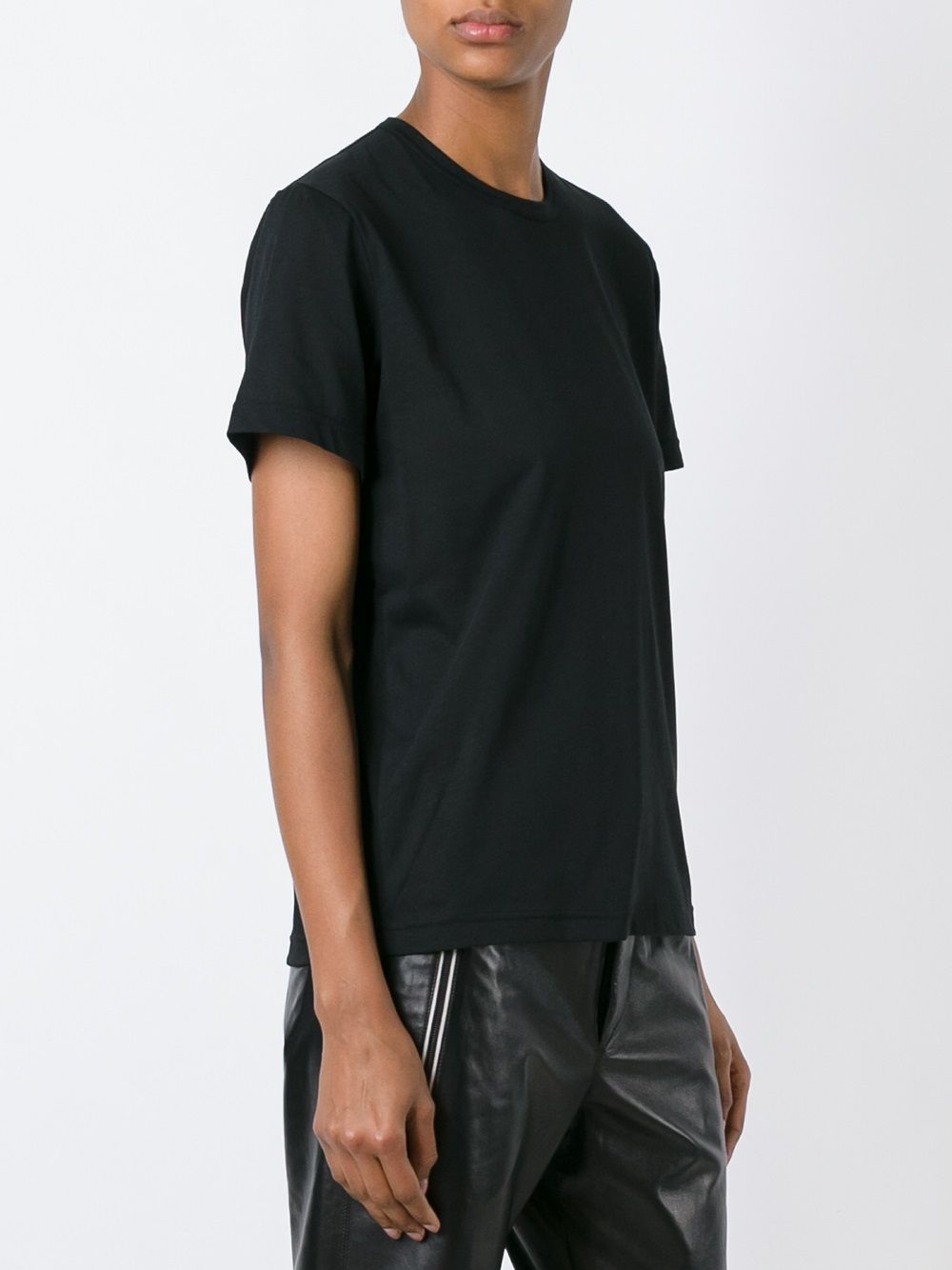 T-shirt a maniche corte in nero Junya watanabe - donna 