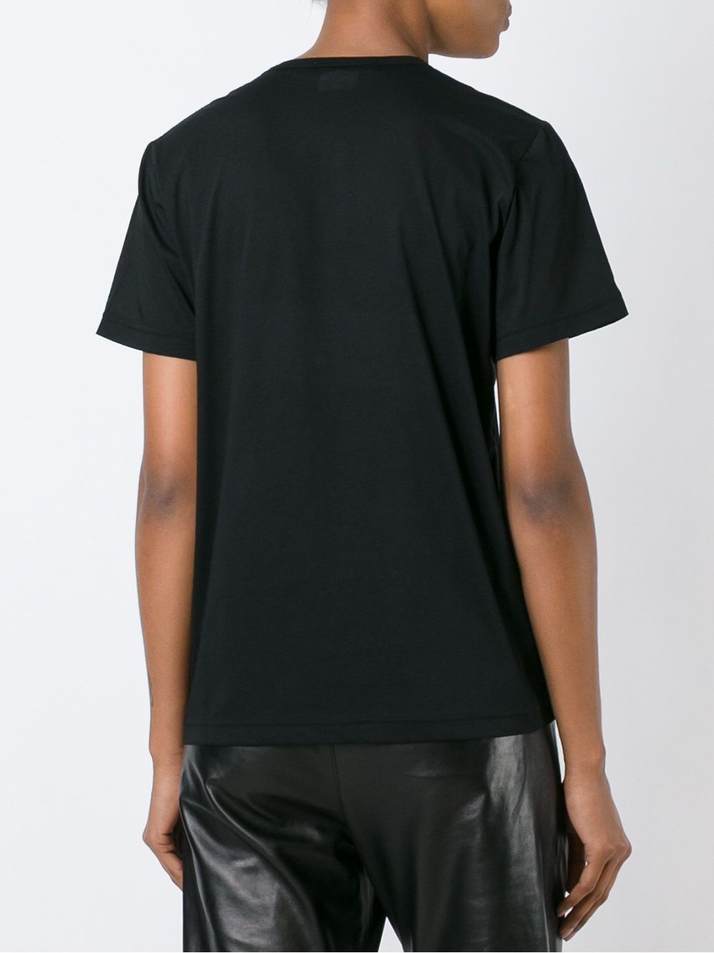 T-shirt a maniche corte in nero Junya watanabe - donna 