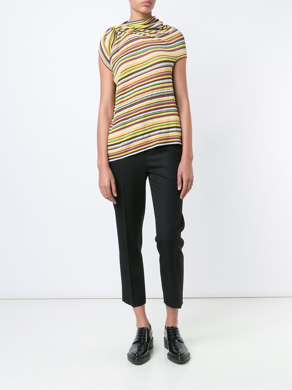 Top asimmetrico in nero Junya watanabe - donna 