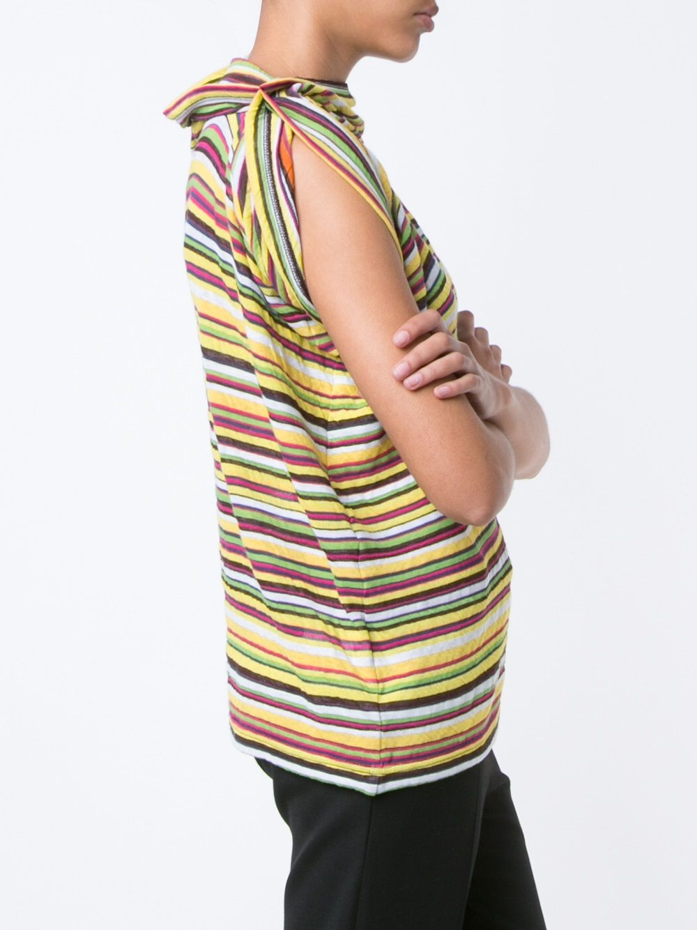 Top asimmetrico in nero Junya watanabe - donna 