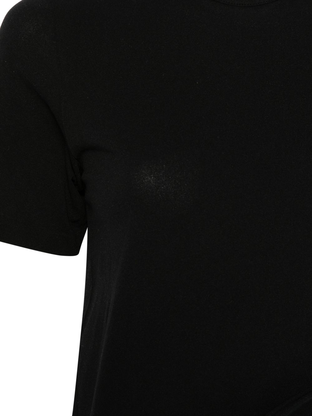 T-shirt con orlo strutturato in nero Junya watanabe - donna 