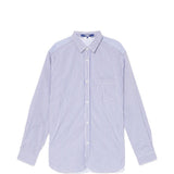 Camicia a righe in blu Junya Watanabe MAN - uomo 