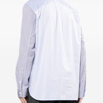Camicia a righe in blu Junya Watanabe MAN - uomo 
