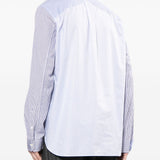 Camicia a righe in blu Junya Watanabe MAN - uomo 
