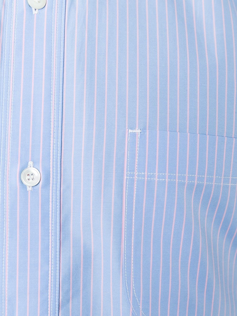 Camicia con dettaglio toppe in azzurro Junya Watanabe MAN - uomo 