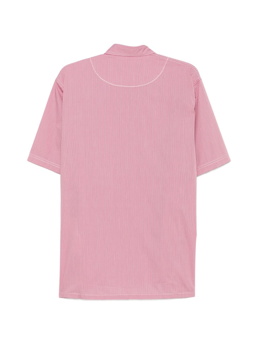 Camica con design patchwork  in rosa Junya watanabe - uomo 