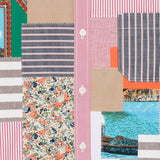 Camica con design patchwork  in rosa Junya watanabe - uomo 