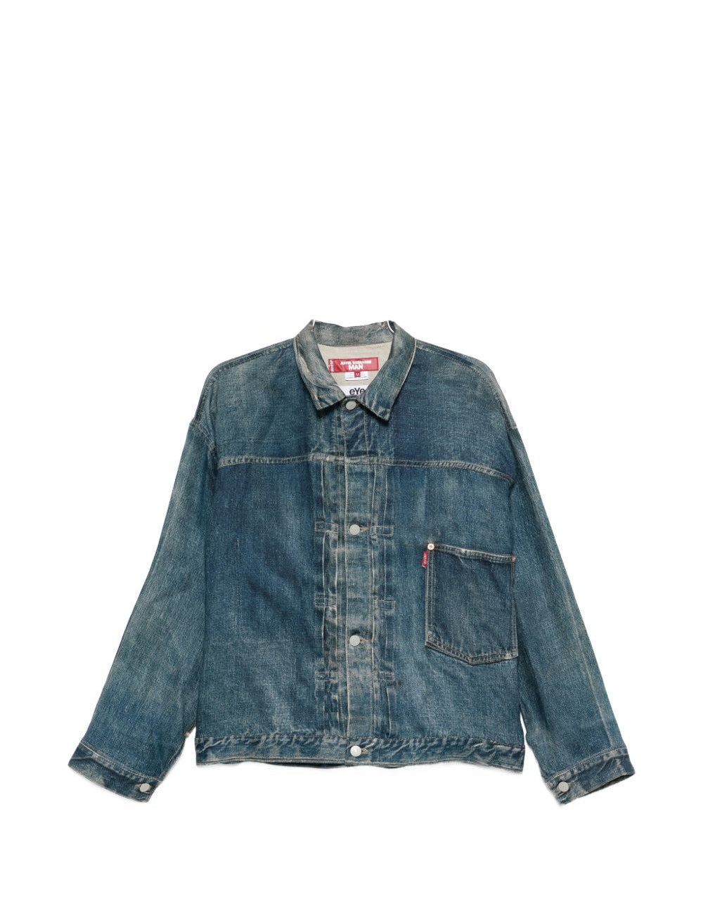 Giacca denim con bottoni in blu Junya watanabe - uomo 