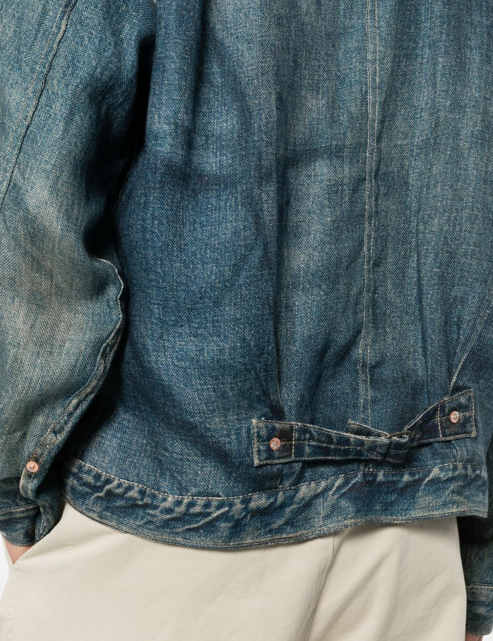 Giacca denim con bottoni in blu Junya watanabe - uomo 
